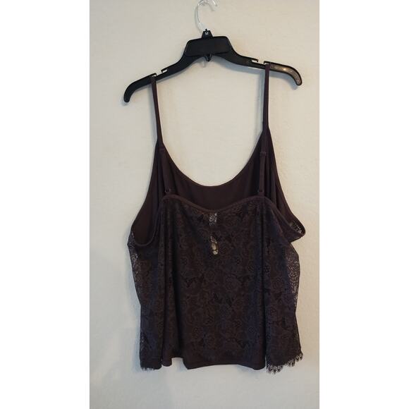 NWT Adore Me Top Cami Tank Marrón 4X - Picture 2 of 10